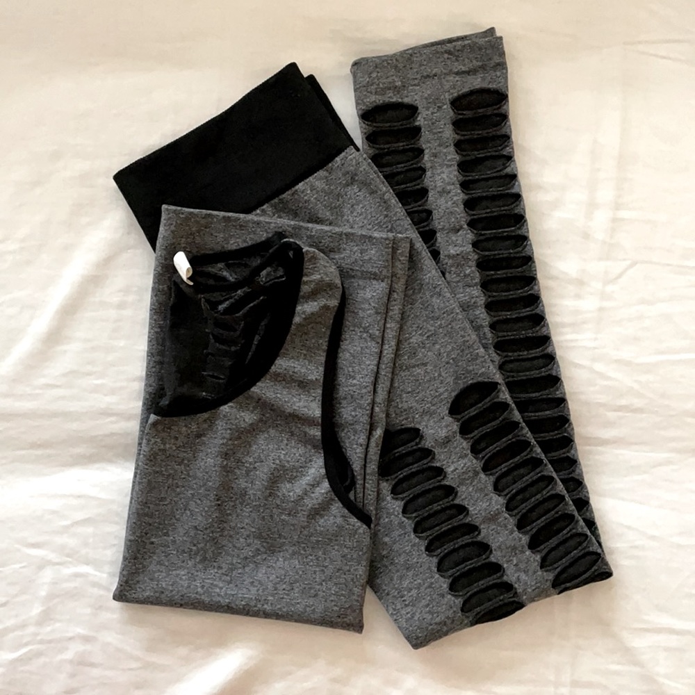 Top and leggings workout set